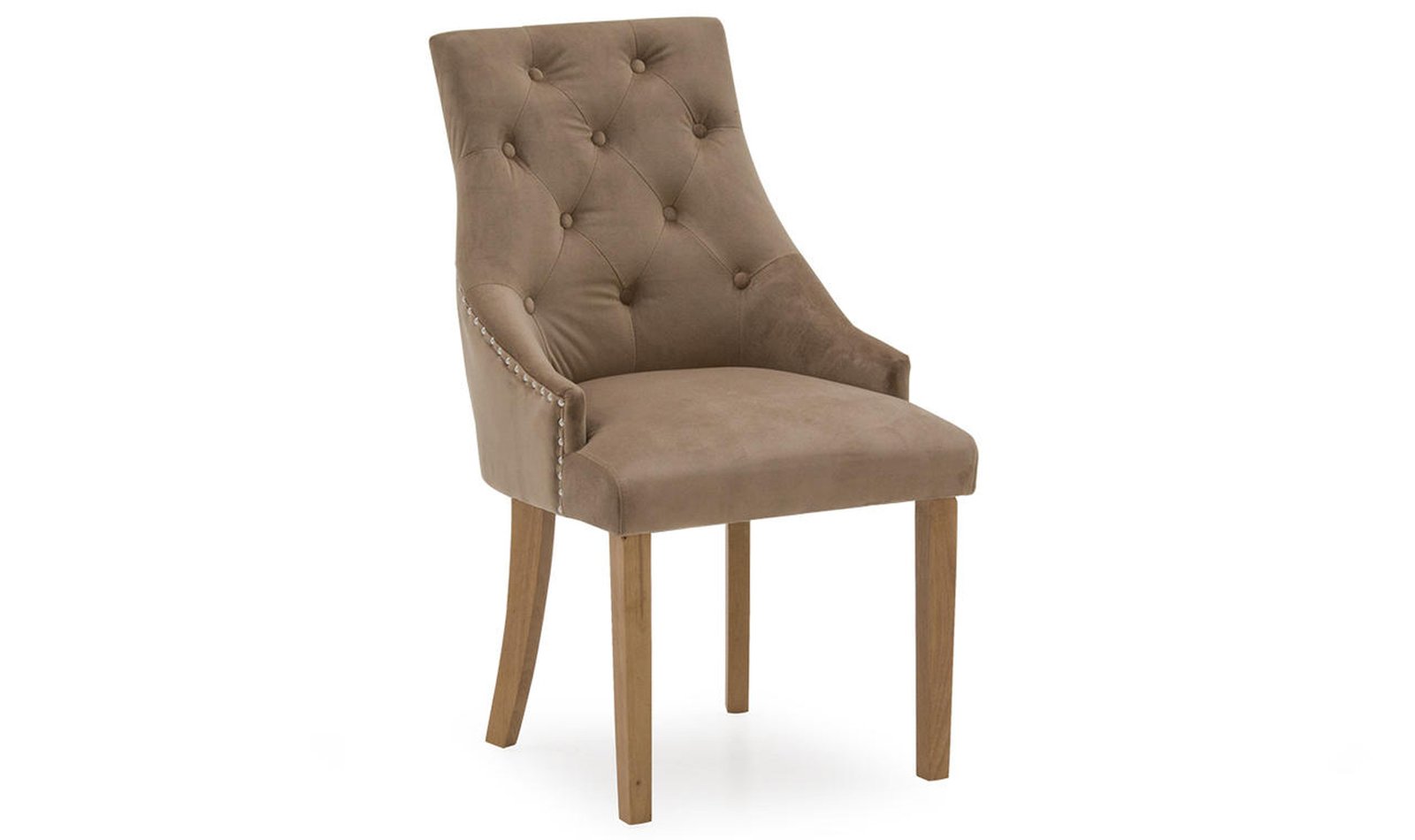 Hobbs Dining Chair Brown Light Wood Legs Opulence Dream